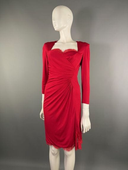 LORIS AZZARO Paris - Années 1990 - Robe cocktail.
