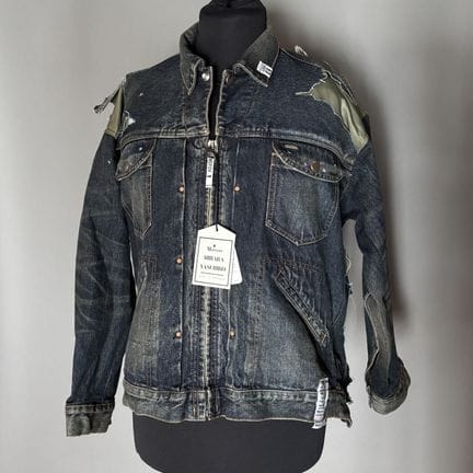 MAISON MIHARA YASUHIRO - Patchwork denim bomber ja