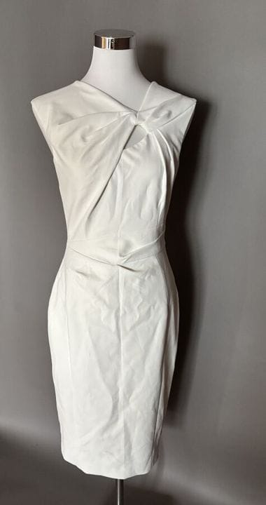 KAREN MILLEN - Robe longue blanche sans manche (ta