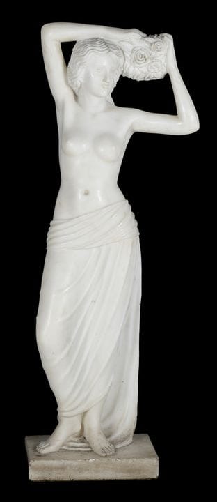 SCUOLA CINESE DEL XX SECOLO. “Nudo femminile”. Mar