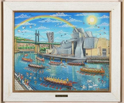 OSCAR BORRÁS AUSÍAS (Barcelone, 1947). « Bateaux d