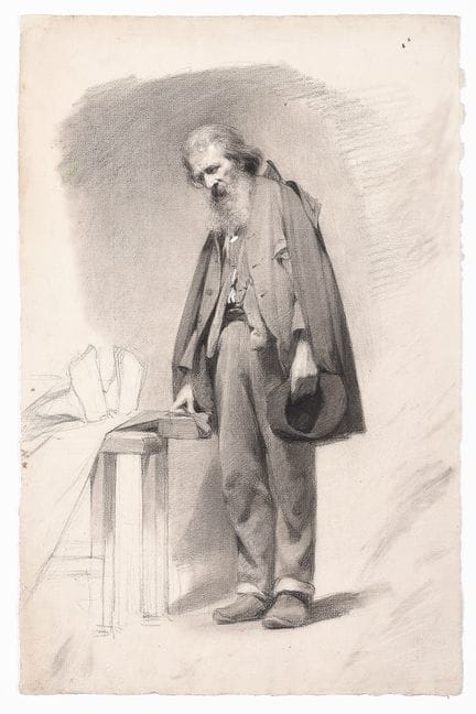 CATALAN SCHOOL (19th century). "In the Morgue." Pe