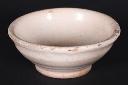 Bol en céramique émaillée basque. XIXe siècle. 9 c