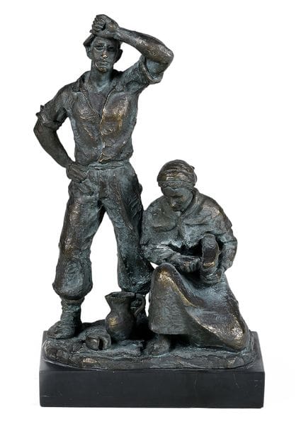 LUCAS ALBERDI (Eibar, 1906-1993). "Abitanti dei vi