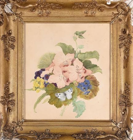 Ispirato ai modelli di PIERRE JOSEPH REDOUTÉ (Sain