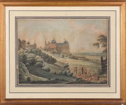 JOSEPH STEINGRÜBEL (Allemagne, 1804-1838). « Vue d