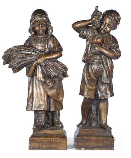 SCUOLA SPAGNOLA (XX secolo). "Coppia di Paquito e 