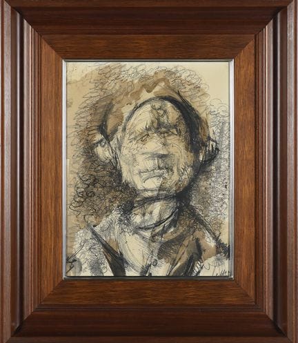 ALVARO DELGADO (Madrid, 1922–2016). "Portrait of a