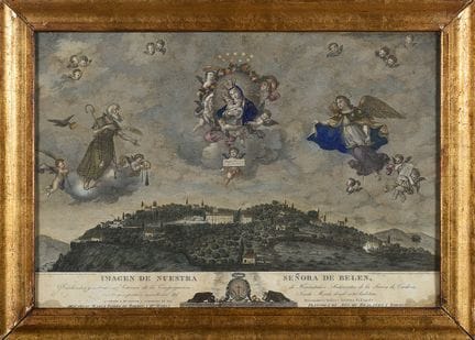 ESCUELA ESPAÑOLA (S. XVIII). "Imagen de Nuestra Se