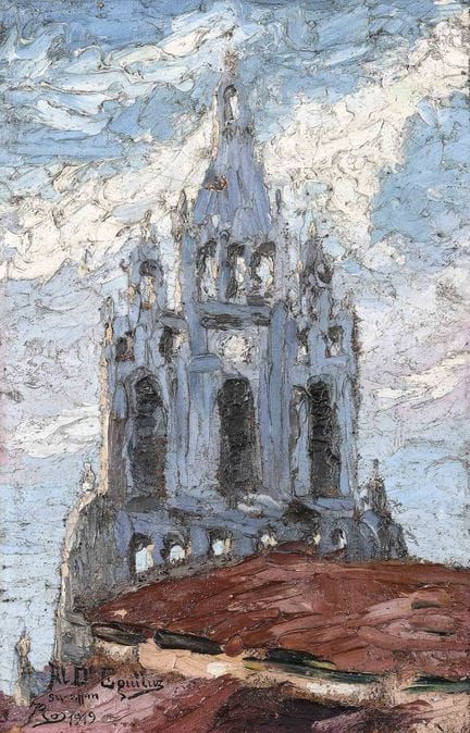SCUOLA BASCA (primi anni del XX secolo). "Basilica