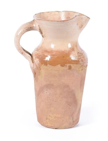 Cruche à txakoli en céramique émaillée. Début du X