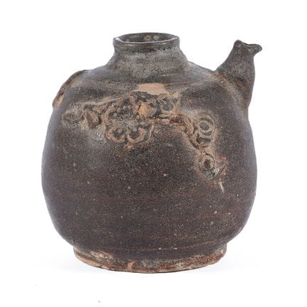 Teiera in terracotta. Cina. X secolo. 9x9 cm