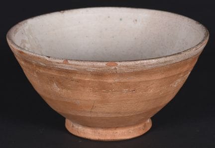 Bol en céramique émaillée basque. XIXe siècle. 8 x
