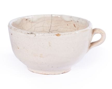 Tasse en céramique basque émaillée. XIXe siècle. 6