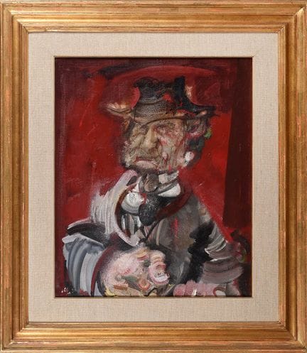 ALVARO DELGADO (Madrid, 1922–2016). "Man in the El