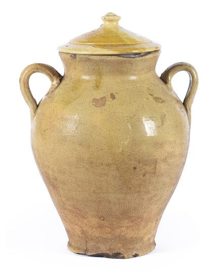 Contenitore per il burro realizzato in ceramica ba