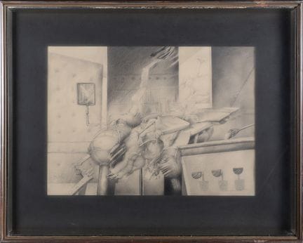 LUIS SÁEZ DÍEZ (Burgos, 1925–2010). "Untitled." Dr