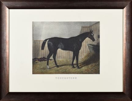 ENGLISH SCHOOL (20th century). "Touchstone." Litho
