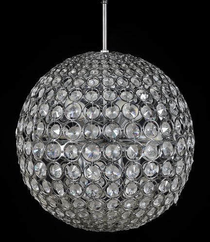 Lamp made of metal and glass. 1970s. 100x50 cm