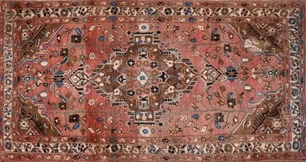 Wool rug. Mid-20th century. 235x124 cm