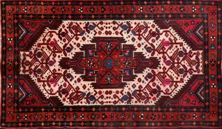 Wool rug. Mid-20th century. 126x76 cm