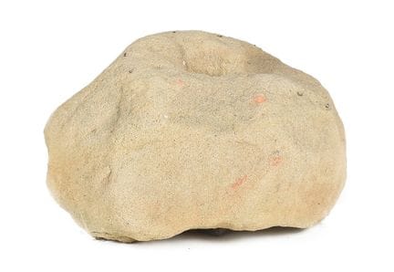 Pietra da mulino. XIX secolo. 18x34x34 cm