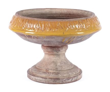 Fruit bowl made of glazed ceramic. Mid-20th centur
