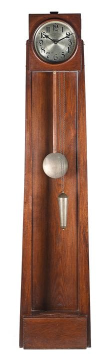 Horloge sur pied en bois. Style Art déco. Années 3