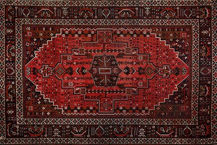 Wool rug. Mid-20th century. 295x207 cm