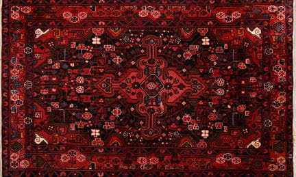 Wool rug. Mid-20th century. 210x134 cm