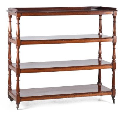 Table d'appoint en bois d'acajou. Époque victorien