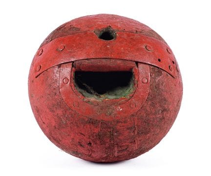 Bolo en bois. Début du XXe siècle. 24 cm