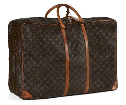 Bolsa de viaje Louis Vuitton realizada en piel. Nú