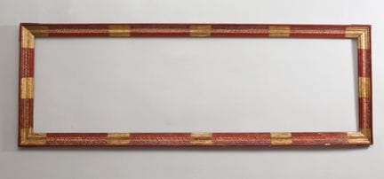 Frame made of carved, gilded, and polychrome wood.