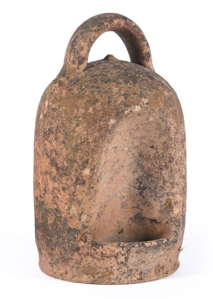 Mangeoire pour oiseaux en céramique. Milieu du XXe
