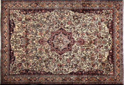 Wool rug, mid-20th century. 295x218 cm