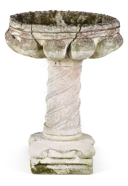 Fontana da giardino in pietra. Inizi del XX secolo