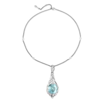 KAT FLORENCE: COLLAR CON COLGANTE DE TURMALINA TIP