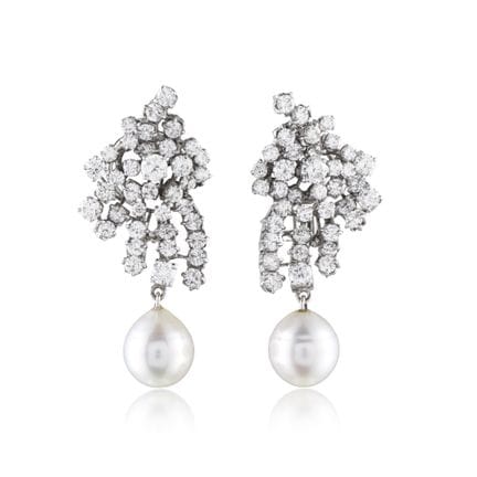 PENDIENTES DE PERLAS DE CULTIVO Y DIAMANTES
Cada u
