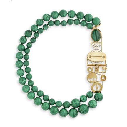 ATRIBUIDO A ALBERTO GIORGI: COLLAR DE MALACITA, AL