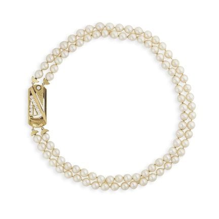 ALBERTO GIORGI: COLLAR DE PERLAS DE CULTIVO Y DIAM