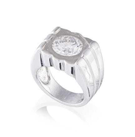 PERY &amp; FILS: ANILLO DE DIAMANTES
Con un diaman