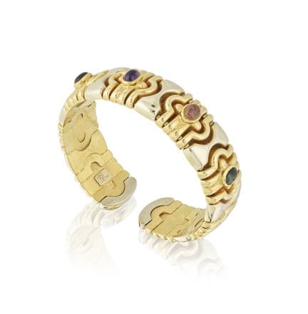 PULSERA DE BARRA CON PIEDRAS DE COLOR
Con motivos 