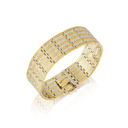 M. BUCCELLATI: PULSERA DE ORO BICOLOR
Compuesta po