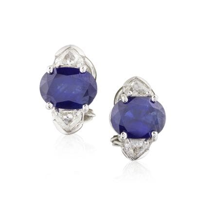 PENDIENTES DE ZAFIRO Y DIAMANTES
Cada uno con un z