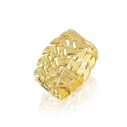 ZOLOTAS: PULSERA DE ORO
Con una sucesión de motivo