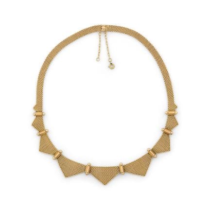 COLLAR DE MALLA DE ORO
Compuesto por una sucesión 