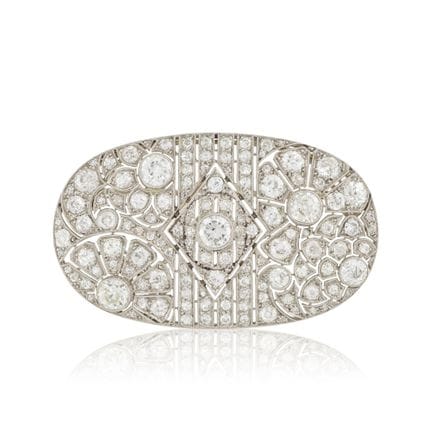ALFILER DE DIAMANTES, ALREDEDOR DE 1925
De forma c