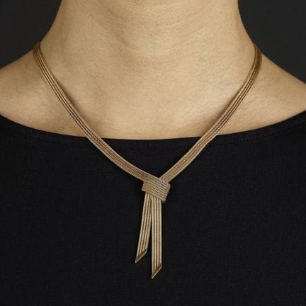 CARTIER: COLLAR DE ORO, NUEVA YORK, 1965
De malla 