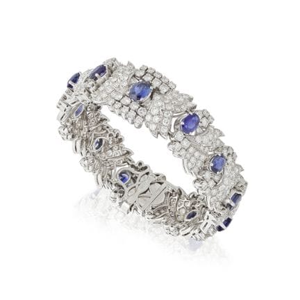 PULSERA DE ZAFIROS Y DIAMANTES
Forma una línea de 